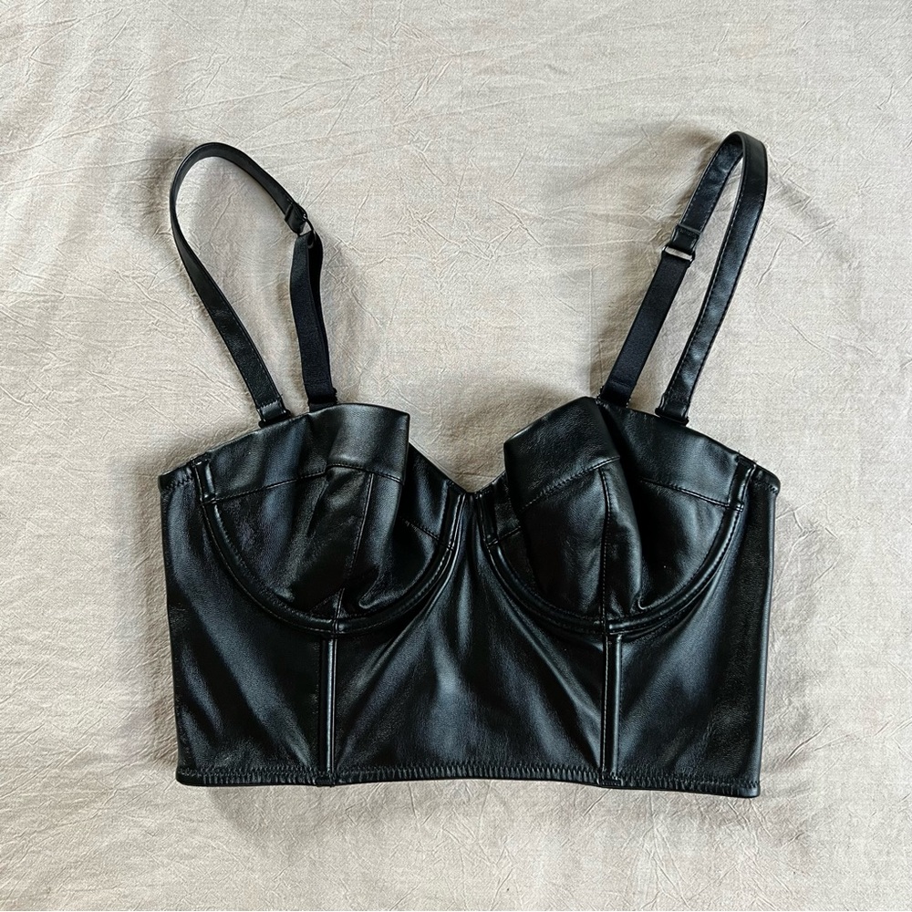 Victoria’s Secret Vegan Leather Bustier